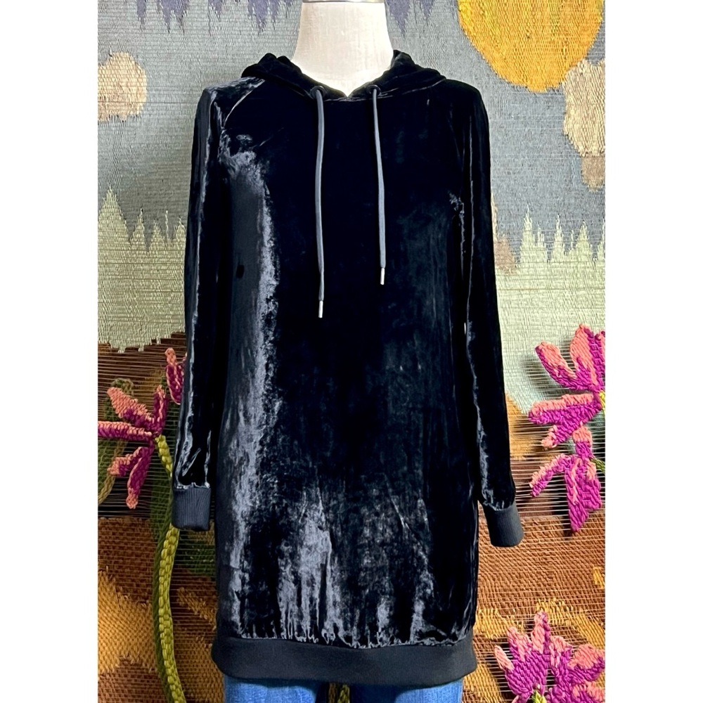 Alice + Olivia Velvet Hoodie XS